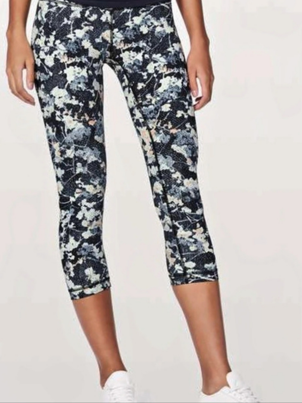 Lululemon Wunder Under Crop Hi-rise Spring Bloom Leggings